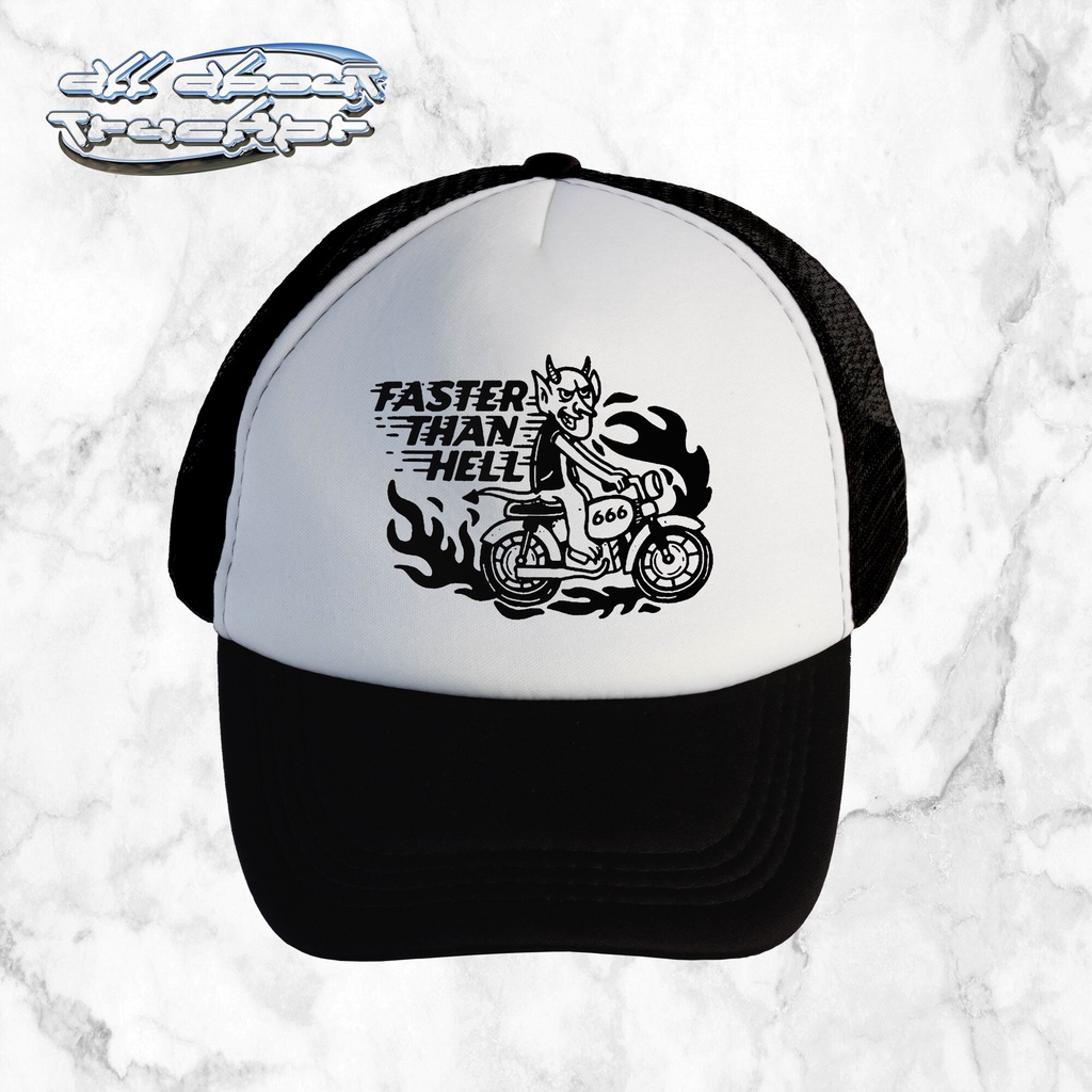 Faster Than Hell | Trucker Hat | All About Trucker