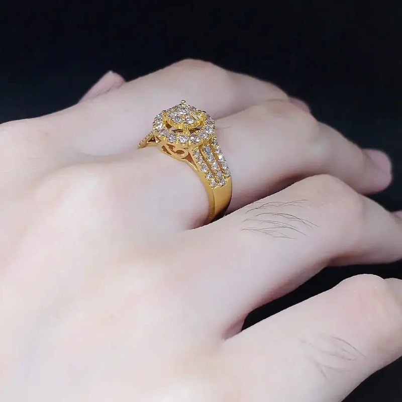 Cincin Emas Berlian Asli Murah Cincin Berlian Termurah