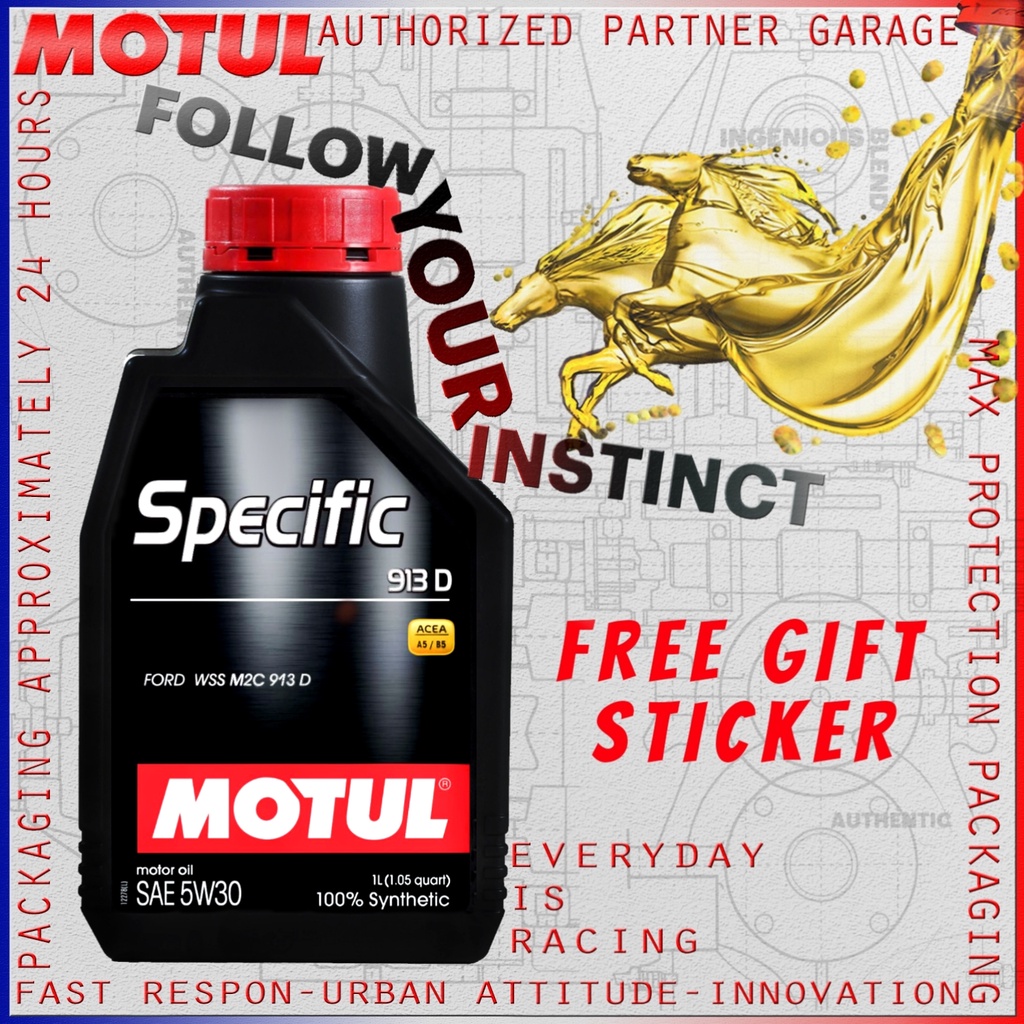 MOTUL SPECIFIC 913D 5W30 1L OLI MOBIL IMPORT