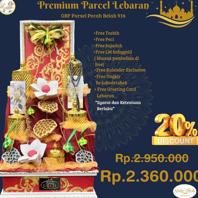 

Parcel Lebaran Gbf 916, Parcel Teaset, Hamper Lebaran,Parcelpecahbelah Keranjangdilan