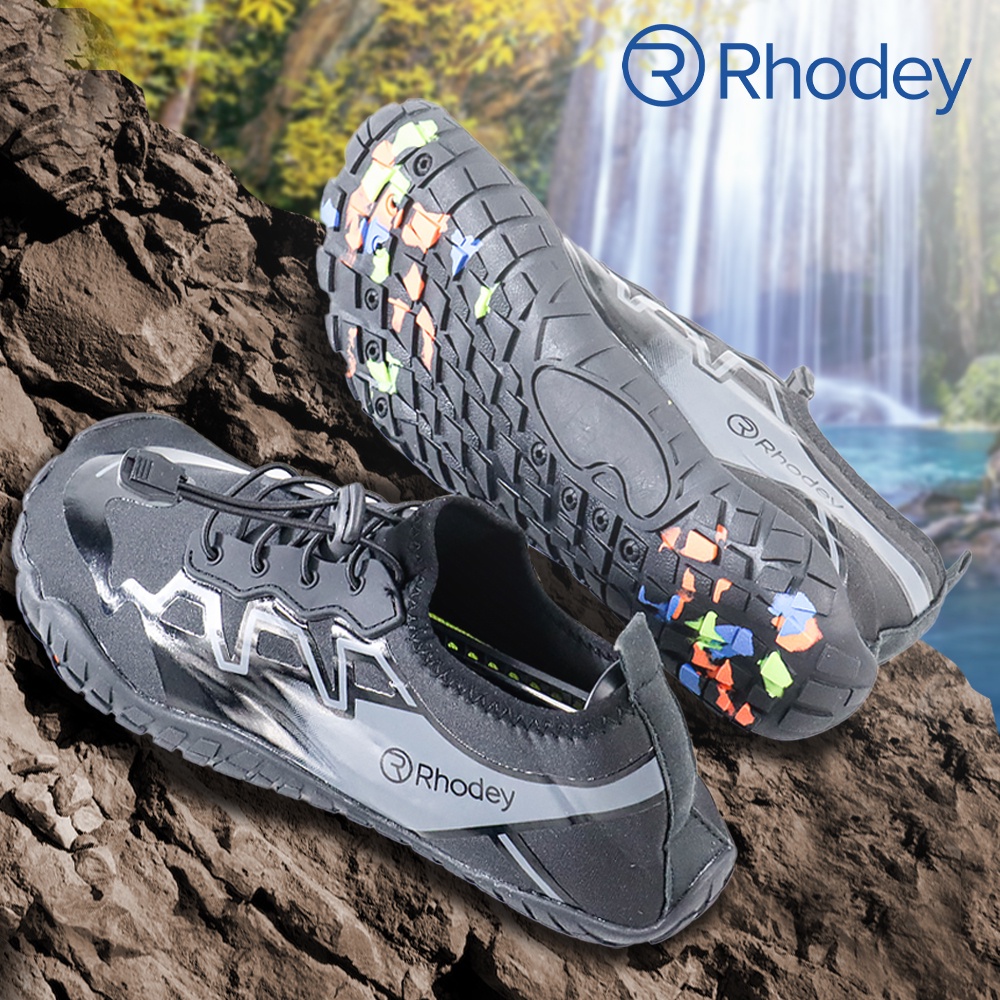SportStationOutlet Rhodey Sepatu Pantai Olahraga Air Aqua Shoes 41 - 1818 - Black