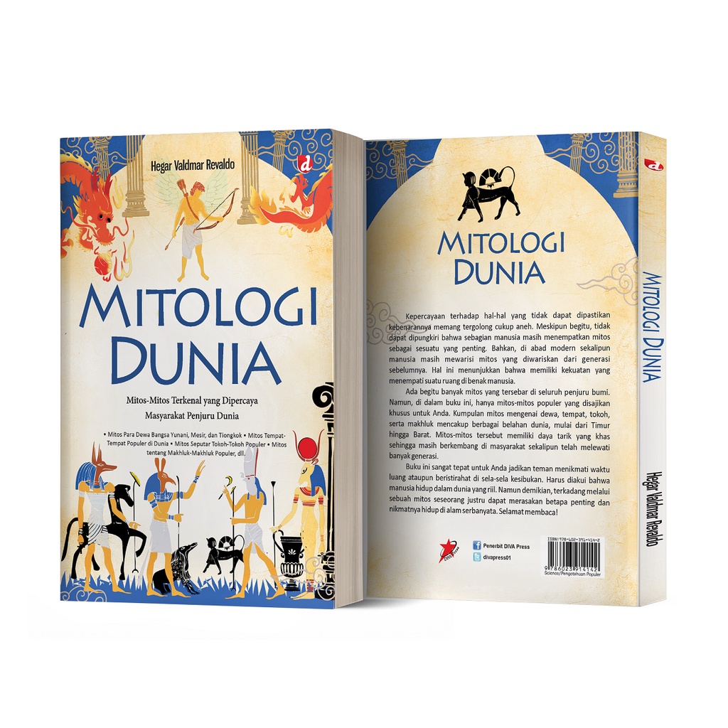 Buku Mitologi Dunia - Hegar Valdmar Revaldo - DIVA Press