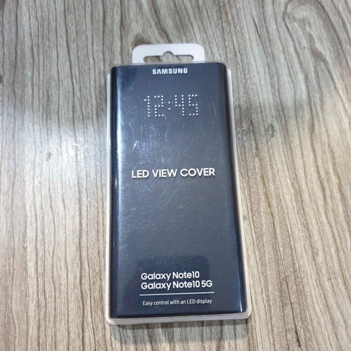 Case Casing Samsung Galaxy Note 10 Original Flip LED View Cover