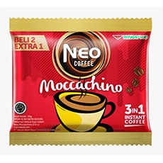 

NEO COFFEE Moccachino RENCENG Kemasan Baru [ Beli 10 Bonus 5 sachet ] *