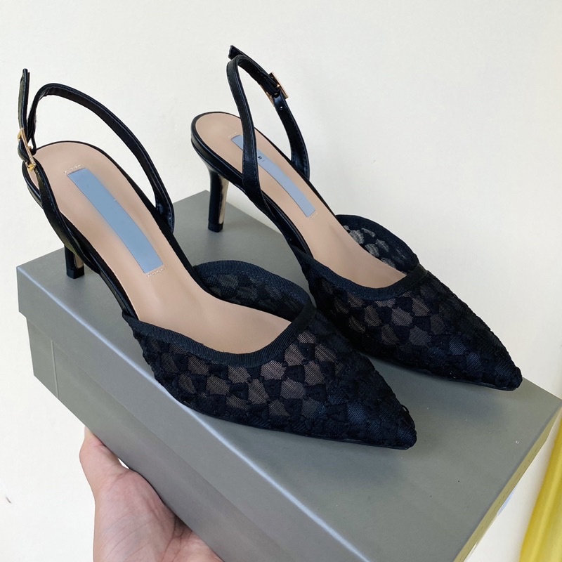 Sepatu Wanita CK-201 Lace Slingback