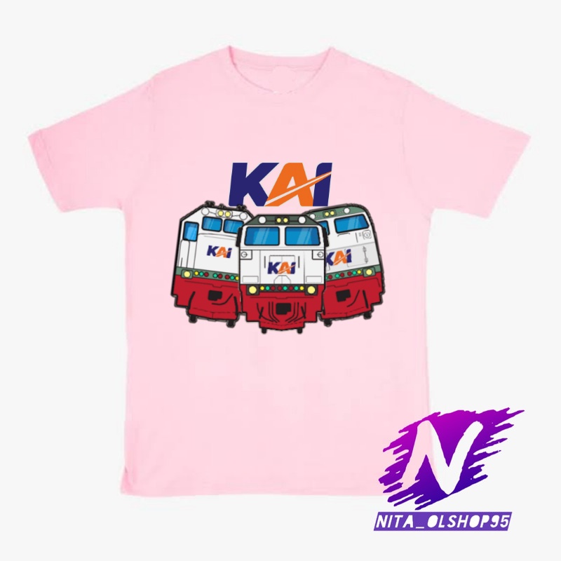 baju anak kaos anak kai kereta api