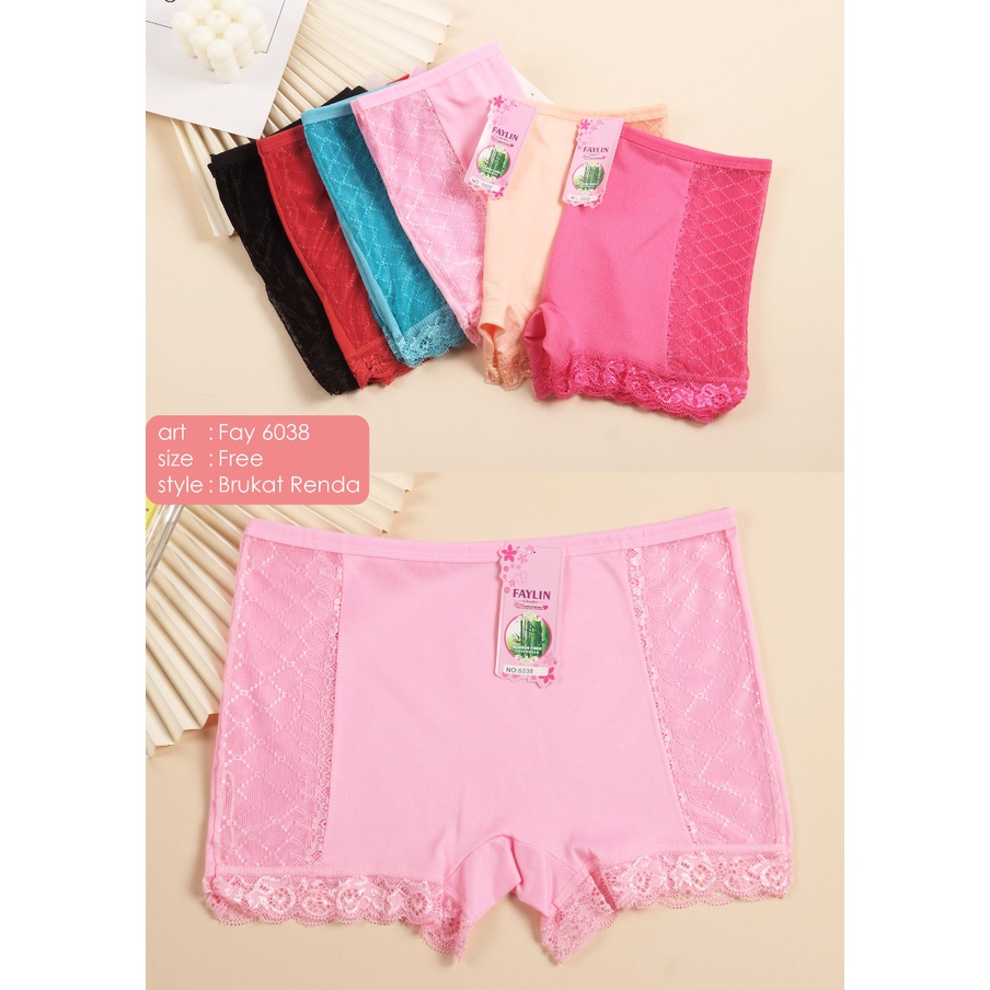 CD CELANA DALAM WANITA RENDA TRANSPARAN FULL SEGI 4 6068