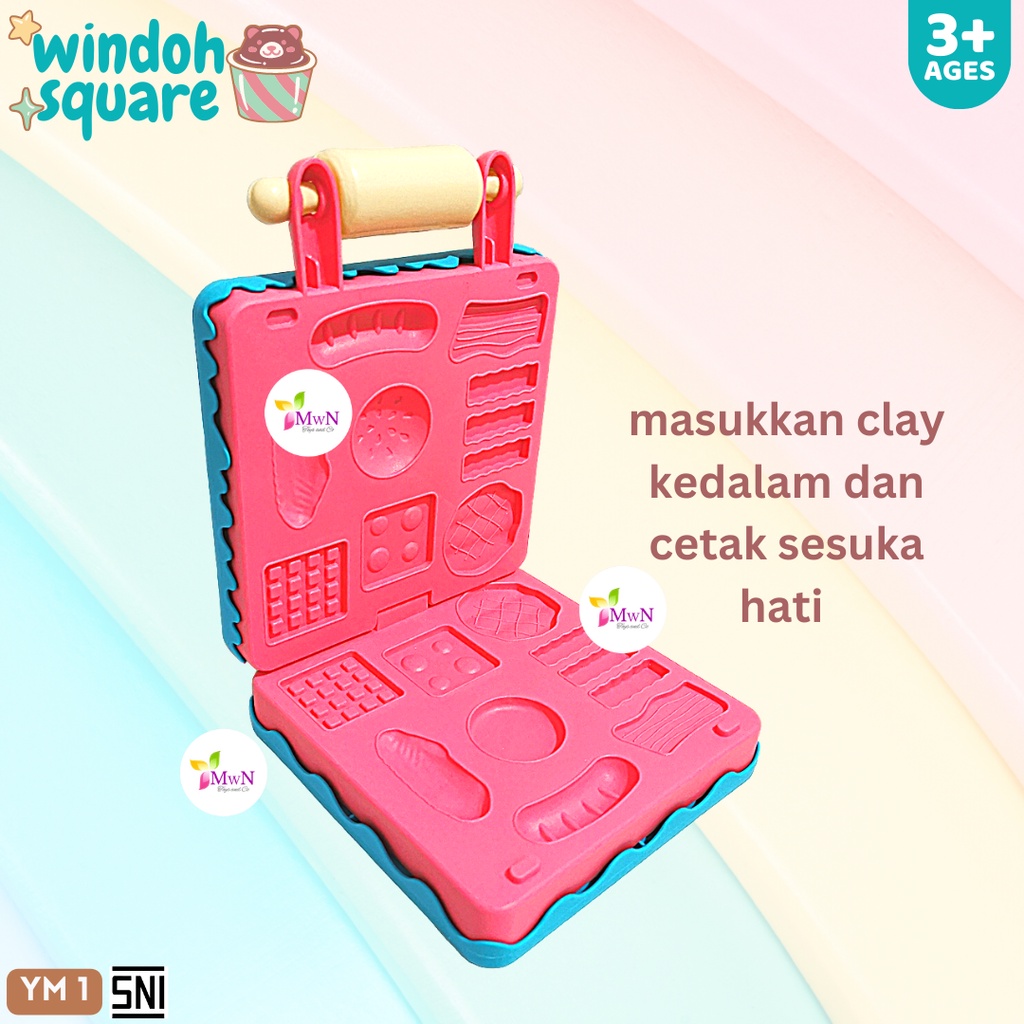 MWN Mainan Windoh Square Kotak Cake Dus YM1