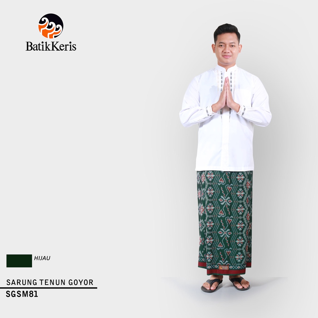 Batik Keris Sarung Dewasa Tenun Goyor + Box