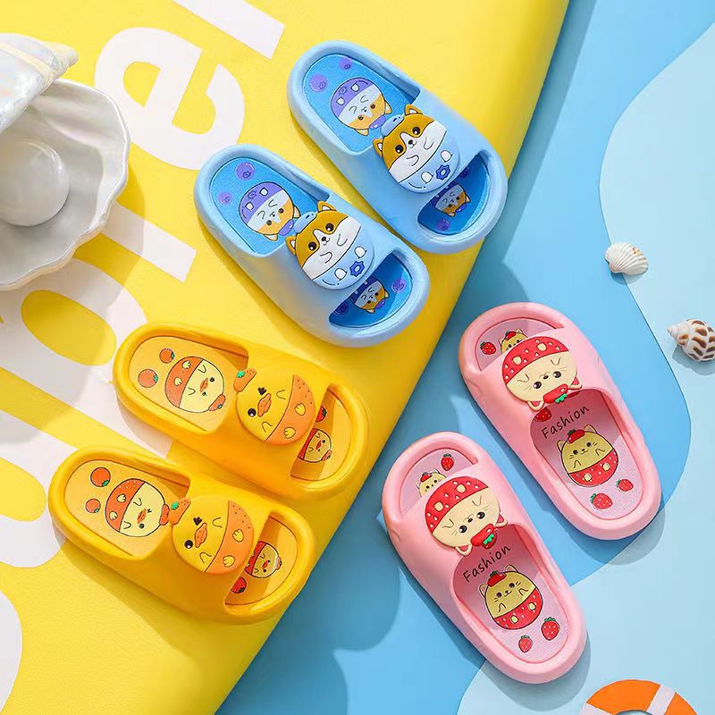 ☀ACCBAYI☀ SA040 Sandal Slop Cute Import Anak Perempuan Karakter Lucu Bahan Karet Bagus Nyaman DI Pakai Termurah