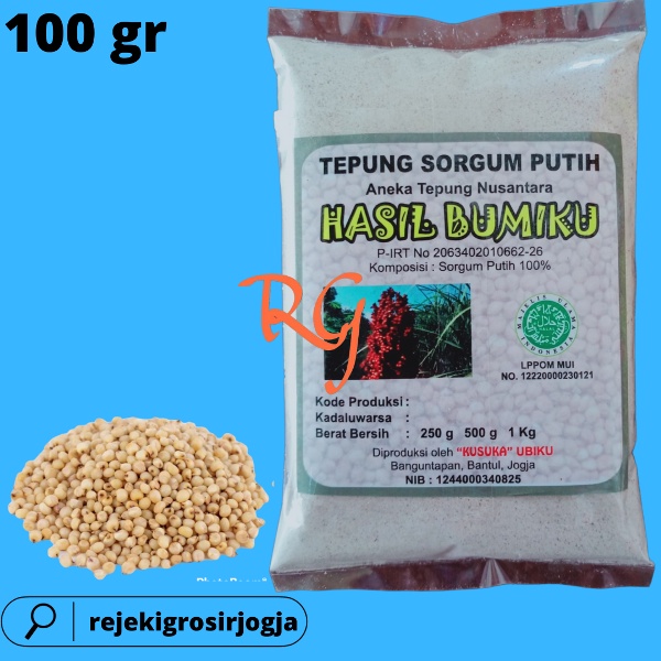 

Tepung Sorghum Putih Organik kemasan 100 gram/Tepung Sorgum Putih Organik kemasan 100 gram/Tepung Biji Sorgum Putih Organik kemasan 100 gram/Tepung MPASI Sorgum Putih Organik/Tepung Gluten Free Organik