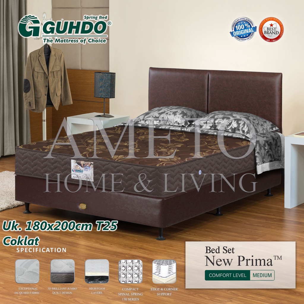 Guhdo Springbed New Prima 180x200 Atlantic Style Full Set
