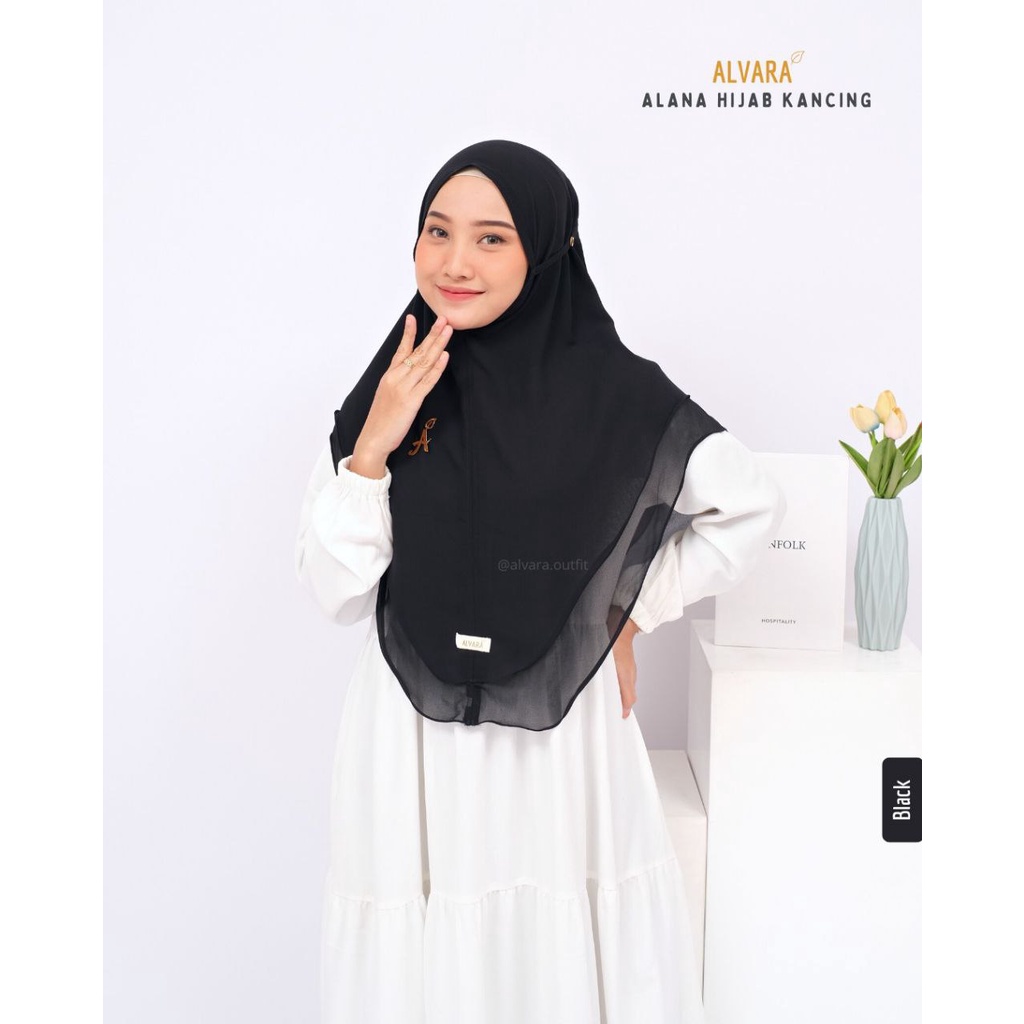 Alana Hijab Kancing Dewasa