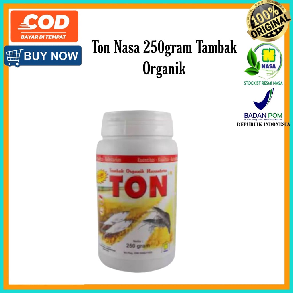 COD TON ASLI NASA TAMBAK ORGANIK / VITAMIN TAMBAK ORGANIK NUSANTARA / IKAN UDANG - GROW NASA