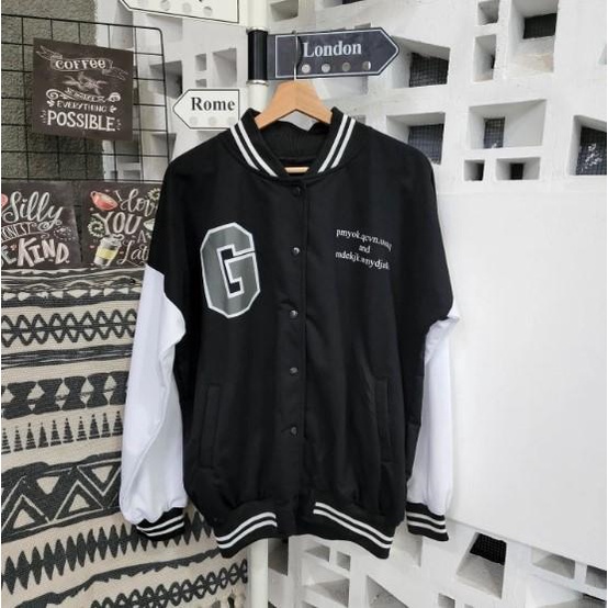 (COD) BASEBALL G VARSITY UNISEX BAHAN FLEECE