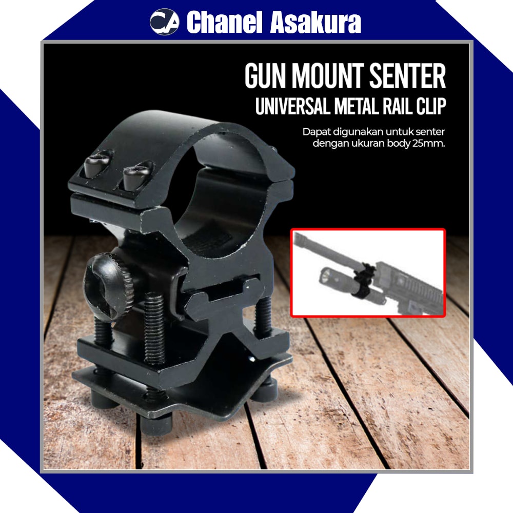 Mount Senter Universal Metal Rail Clip - LH99