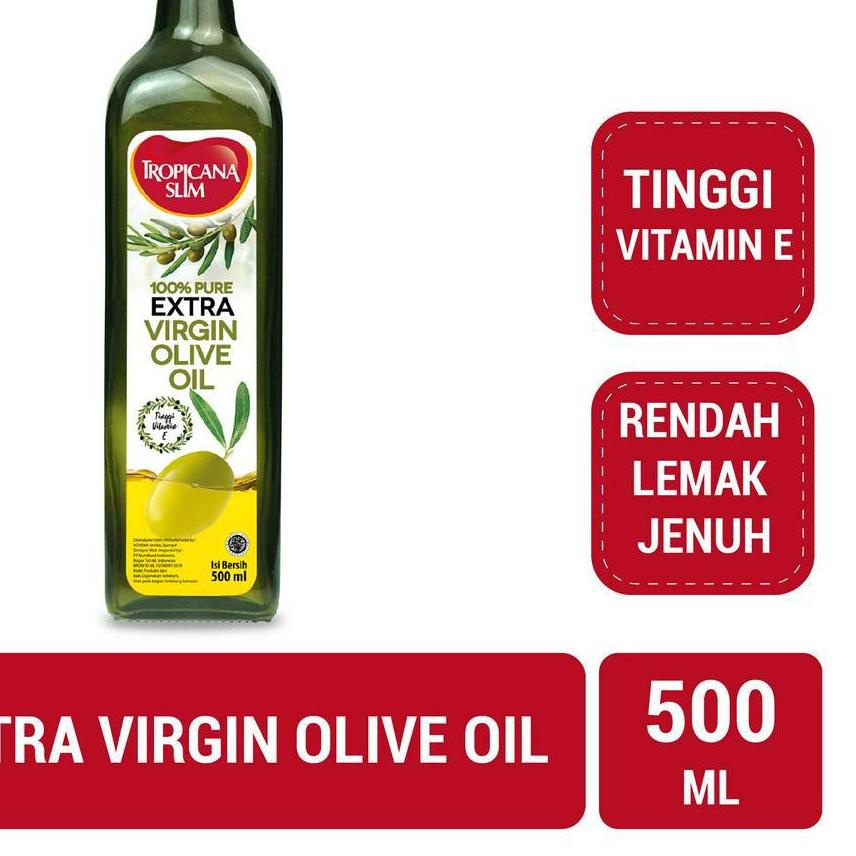 

✵ Tropicana Slim Extra Virgin Olive Oil 500ml - 100% Pure Extra Virgin Olive Oil ✦