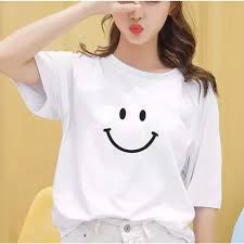 Atasan Kaos Wanita Lengan Pendek Katun Combed Tshirt Cewek Cowok Oblong Unisex RN2221🇮🇩