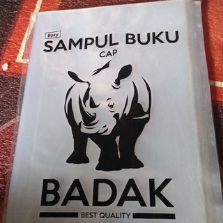 

Sampul Buku Plastik Boxy Cap Badak / Pak (Isi 100 Lembar)