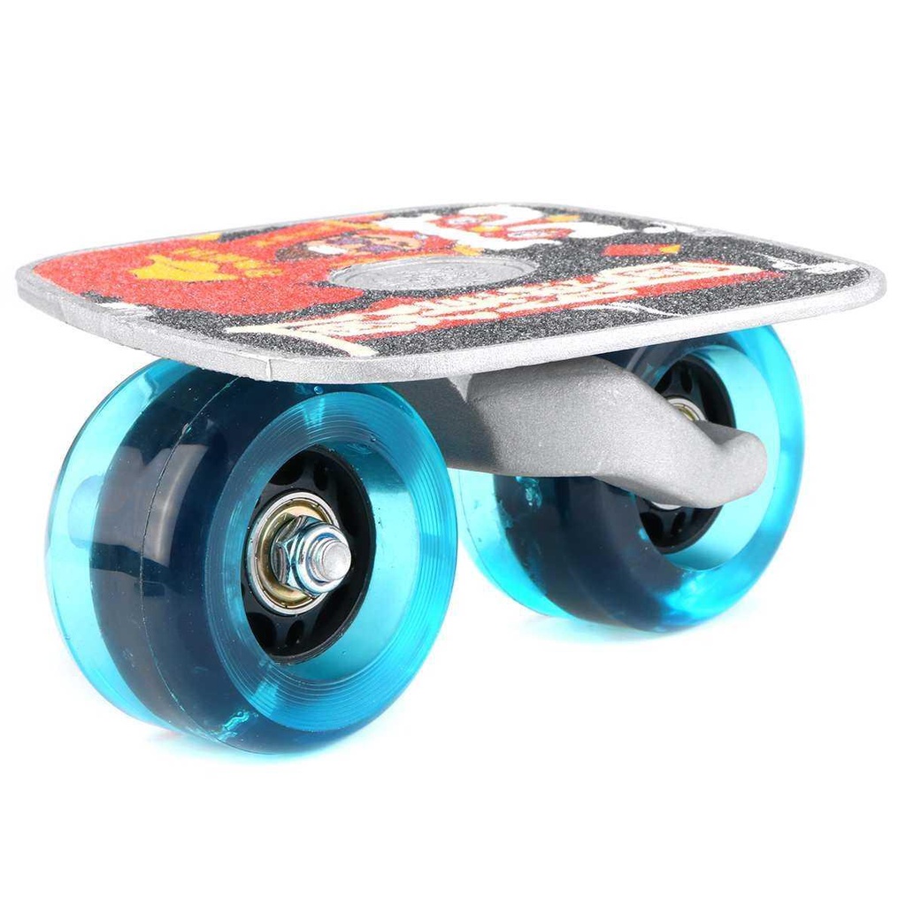 Freeline Skate Anti Slip Drift Skateboard 2 Roda LED Flashing - XK-SK0004 - Blue