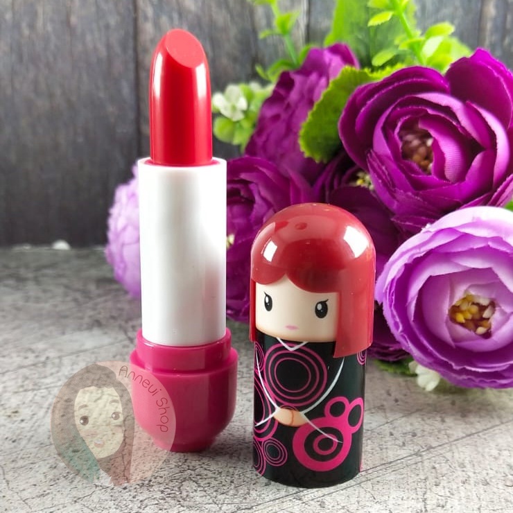 [BPOM] Kimono Doll Temperature Lipbalm Loves Me Pelembab Bibir Cute Imut Kiyowo Anak Dewasa Boneka Jepang Berubah Warna Pemerah Alami Bibir