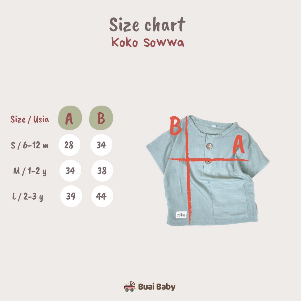 Buai - Koko Sowwa Raya Series Bahan Rayon Nyaman &amp; Adem