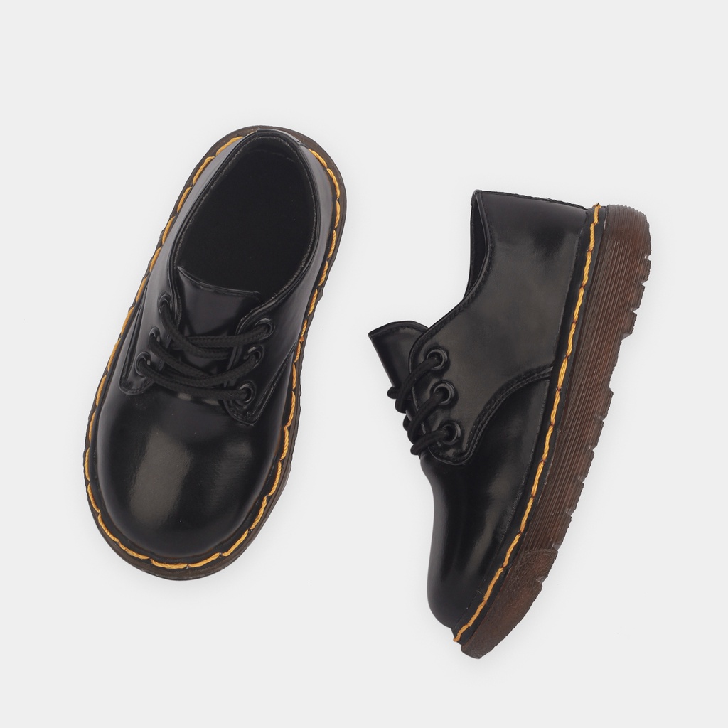 DA 002 | Sepatu Boots Anak Casual Hitam | Dokmart Hitam Low Casual Kids Original | FORIND x TERRAFORMA