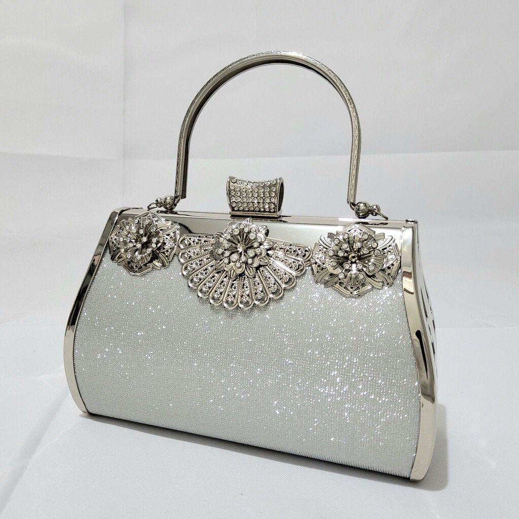 Tas Pesta Premium Unik Elegan Clutch Import Wedding Seserahan Tas Wisuda Lamaran Kondangan