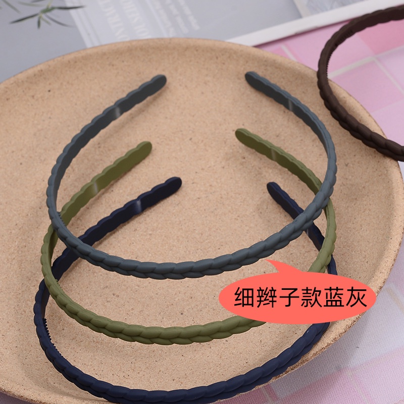 Bando Doff Kepang 1cm/Bandana Korea Model Kepang / Braided Matte Headband Premium