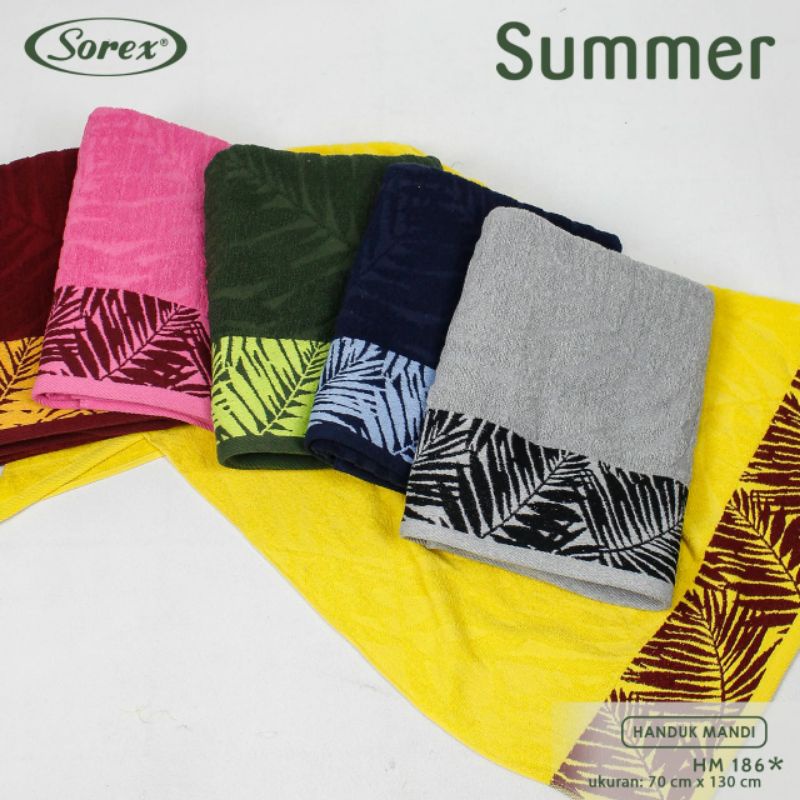 HANDUK MANDI SOREX  HM 186 COTTON MOTIF SUMMER