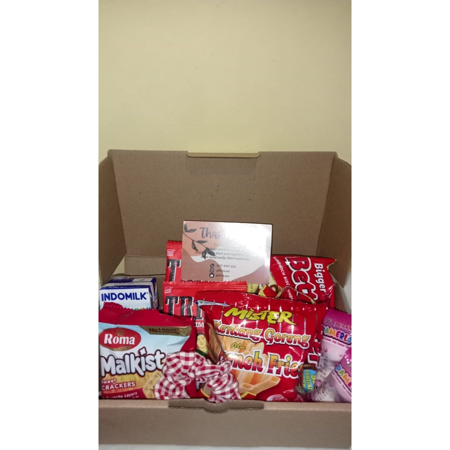 

[READY STOCK] Snack Box Merah