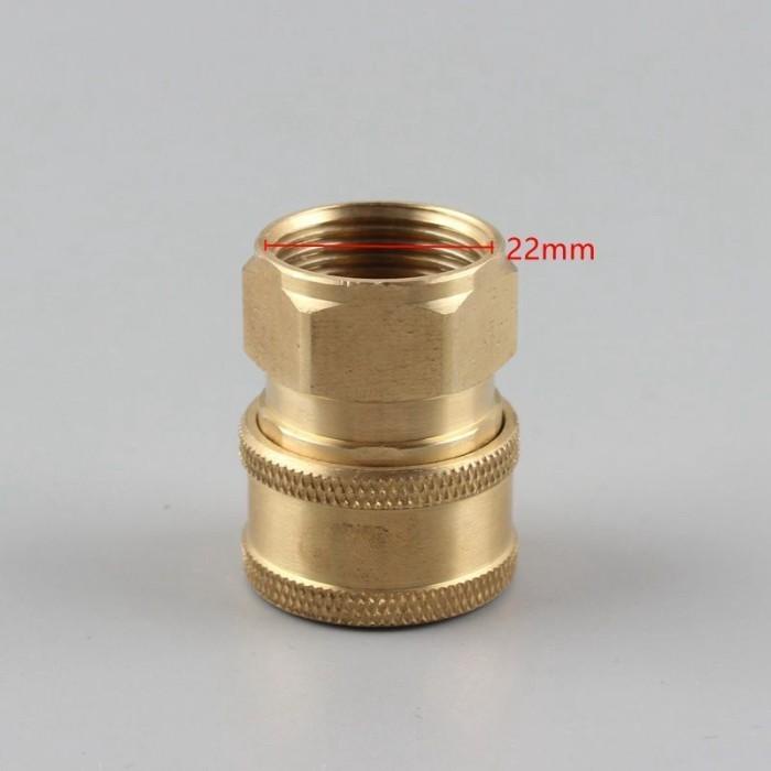 Sepasang Konektor Pencuci Bertekanan M22 Male & M22 Female