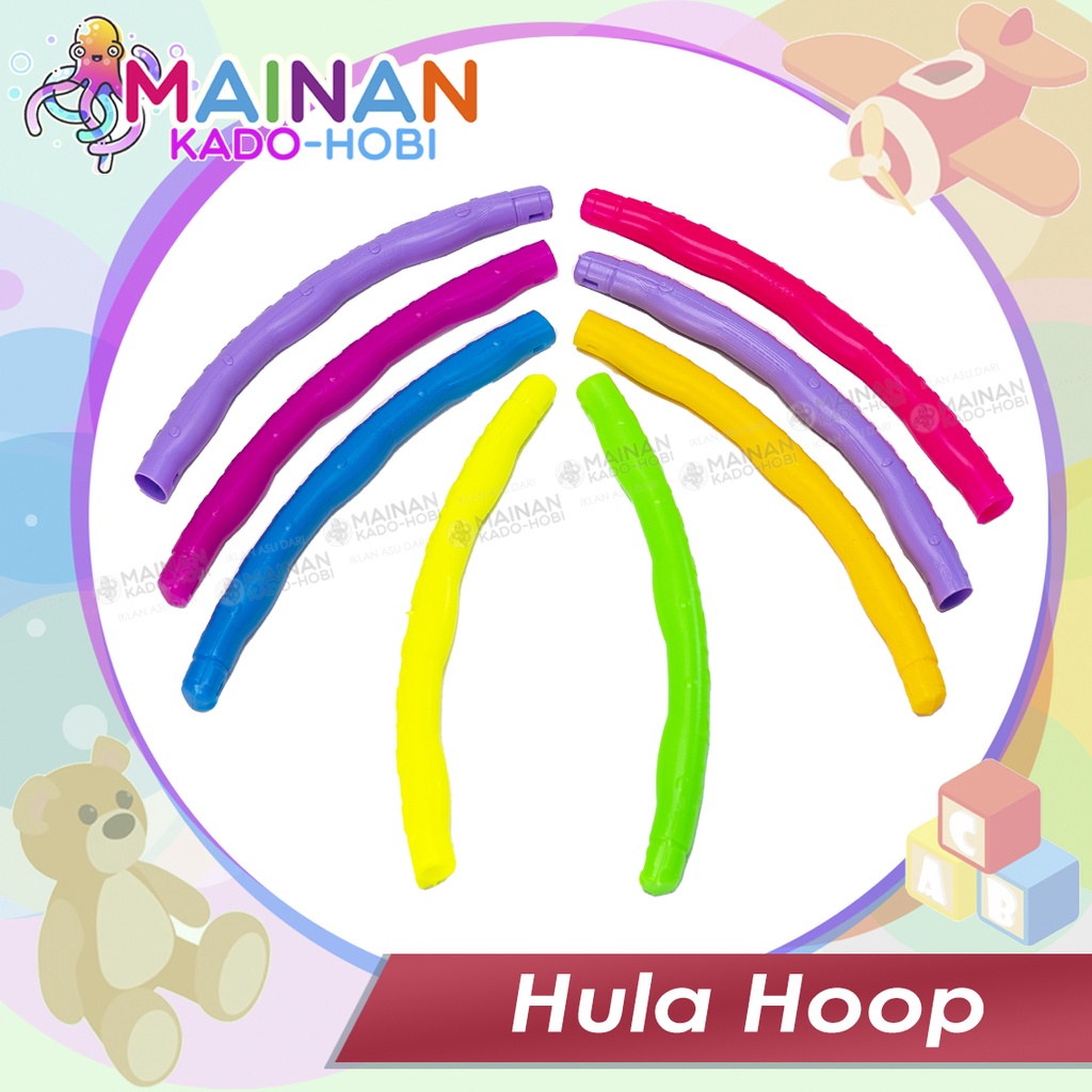 MAINAN EDUKASI ANAK OLARAGAH HULA HOOP RAINBOW WARNA WARNI