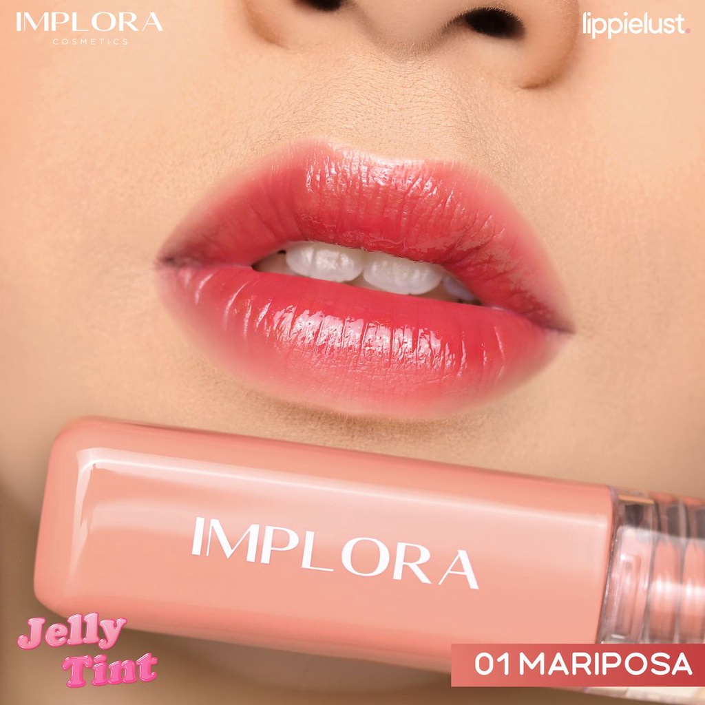 NUZ IMPLORA Cheek & Liptint | Impora Cheek & Lip Tint Liptin | Implora Jelly Tint | TnT Beauty Shop-01 MARIPOSA