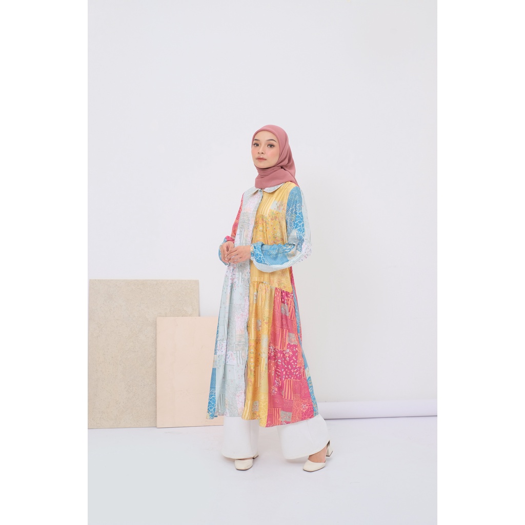 DAUKY MIDI DRESS TERBARU MIDI DRESS LIMITED TOKYO ORIGINAL