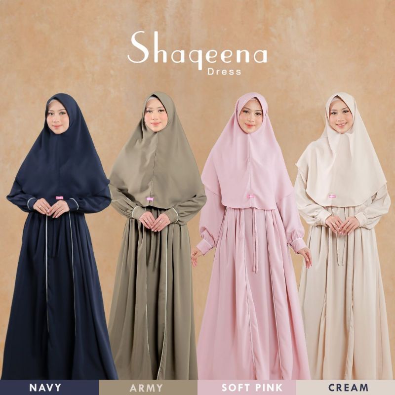 SHAQEENA DRESS/ SHAQEENA FAMILY SET/ GAMIS NAISHA TERBARU/ GAMIS POLOS/ GAMIS SIMPEL/ GAMIS LEBARAN