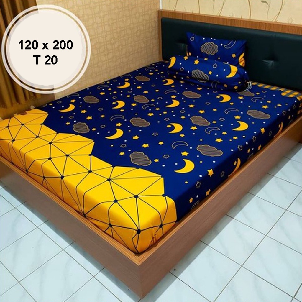 [✅COD] Set Seprei Sprei 120x200 Aneka Motif Dan 2 Sarung Bantal Guling Homemade Dekorasi Kamar Perlengkapan Rumah Murah