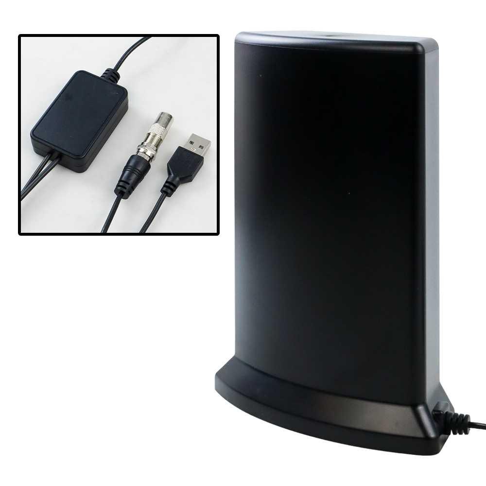 Antena TV Digital Indoor Outdoor DVB-T2 High Gain 28 dBi - YC012 - Black