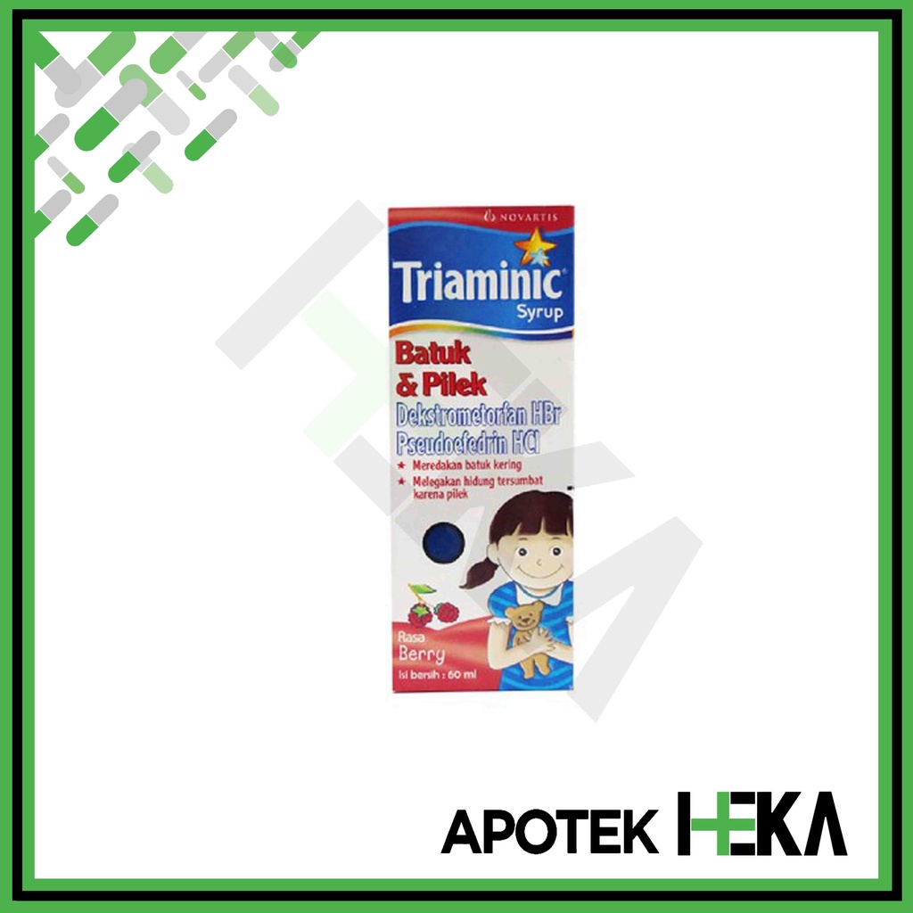 Triaminic Batuk &amp; Pilek 60 ml Rasa Berry - Batuk Tidak Berdahak (SEMARANG)