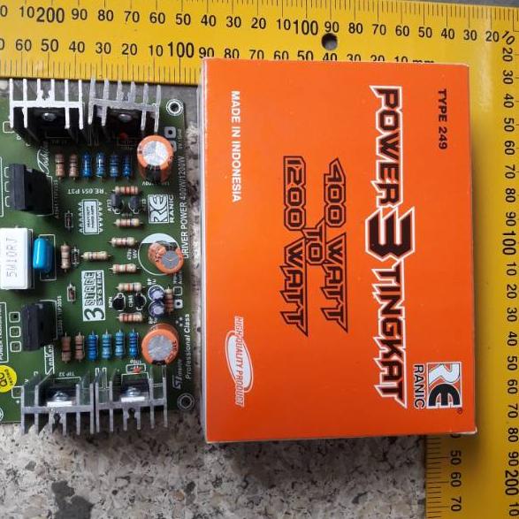 ✫ Kit driver power 3 tingkat sound system audio ampli rakitan amplifier elektronik ♨