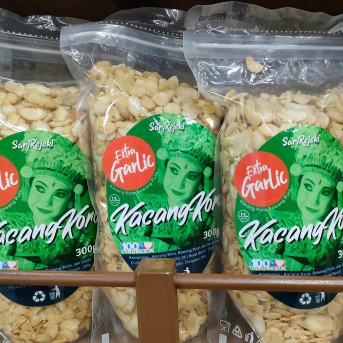 

paling diminati] KACANG KORO SARI REJEKI EXTRA GARLIC 300gr OLEH OLEH ASLI KHAS BALI