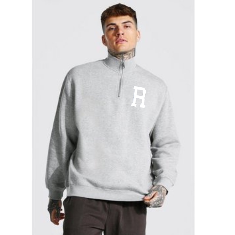 Half Zip Kapital R Roughneck Pria Wanita / Sweater Zipper Distro /Sweatshrit Premium Tebal