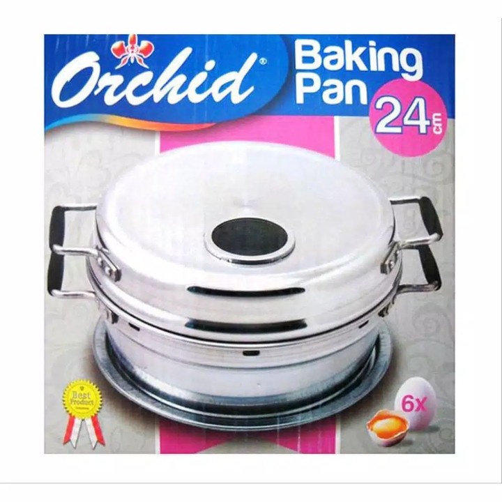Baking Pan ORCHID Panci Kue Bolu Panggangan Kue Bolu Baking Pan 22,24 dan 28 Cm