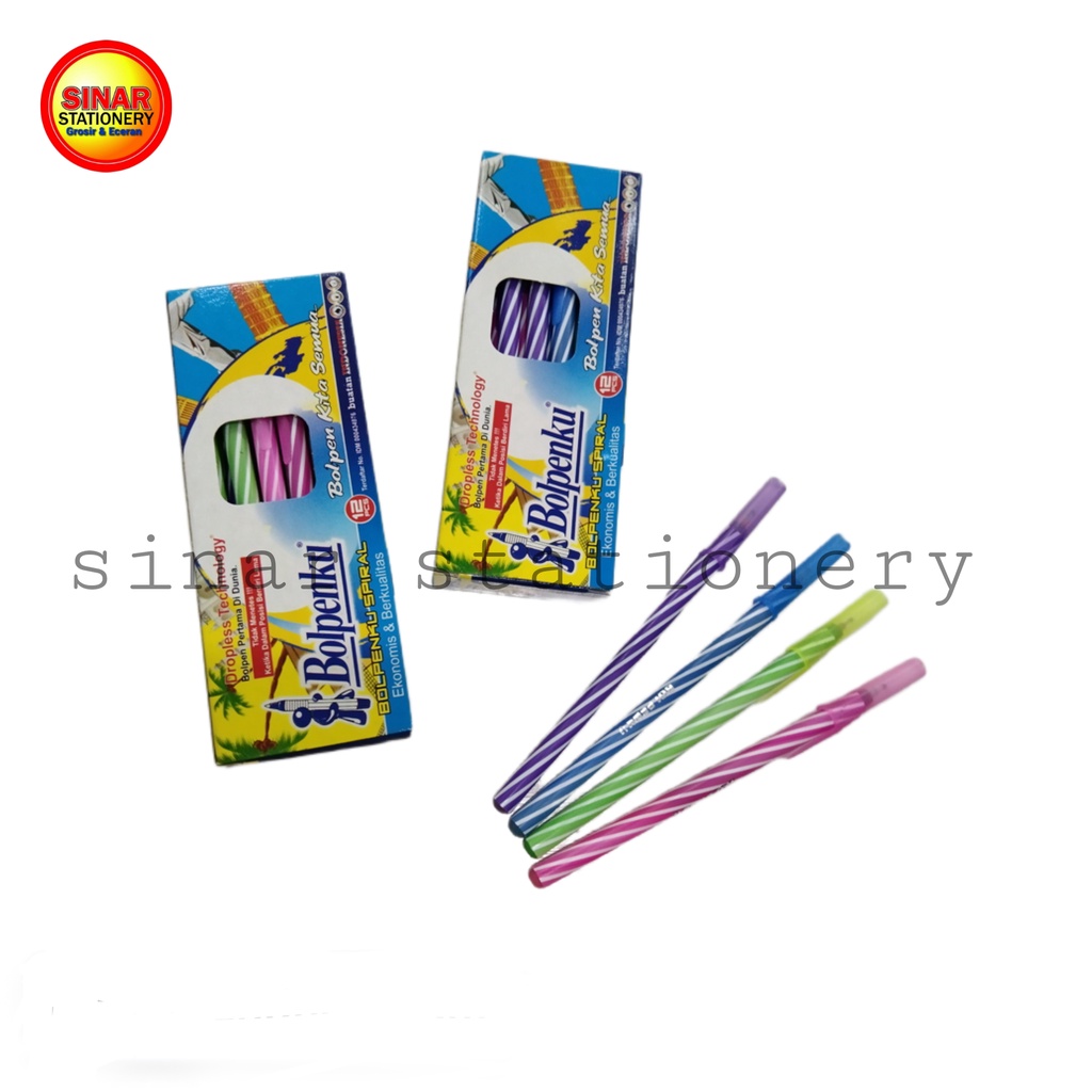 

Bolpenku pena spiral hitam /pena ulir