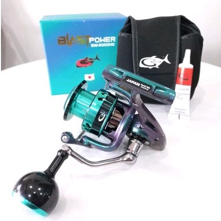 Reel Spinning G-TECH Blast Power SW 5000 HG (12+1BB) Power Handle