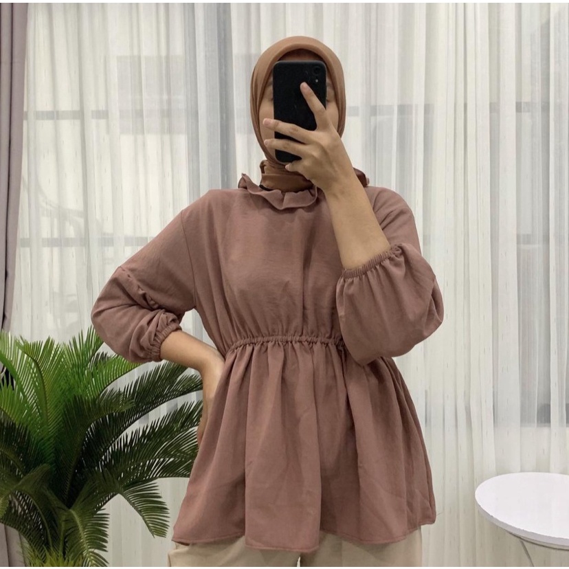 ATASAN WANITA MUSLIM CRINCKLE AIRFLOW | SINTA BLOUSE | BLOUSE KEKINIAN | TERLARIS 2023 | TERMURAH | TERBARU | PROMO FLASH SALE