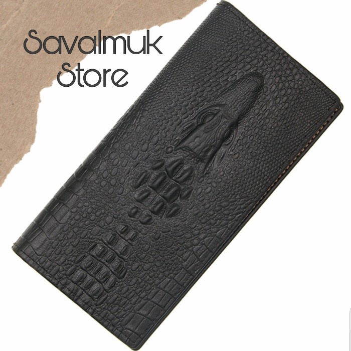Dompet Cowok Wanita Panjang Hitam O1P6 Dompet Kualitas Terbaik Promo Keren viral Distro vintage Grat