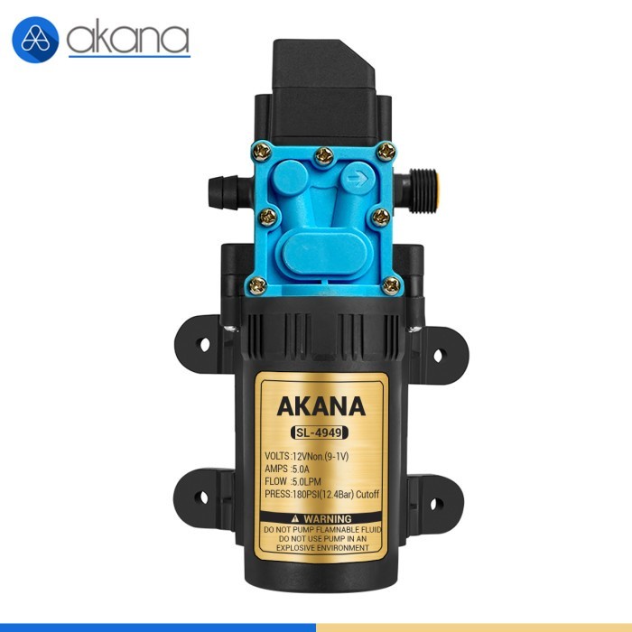POMPA DC 12 VOLT AKANA 4949 - OTOMATIS TEKANAN TINGGI