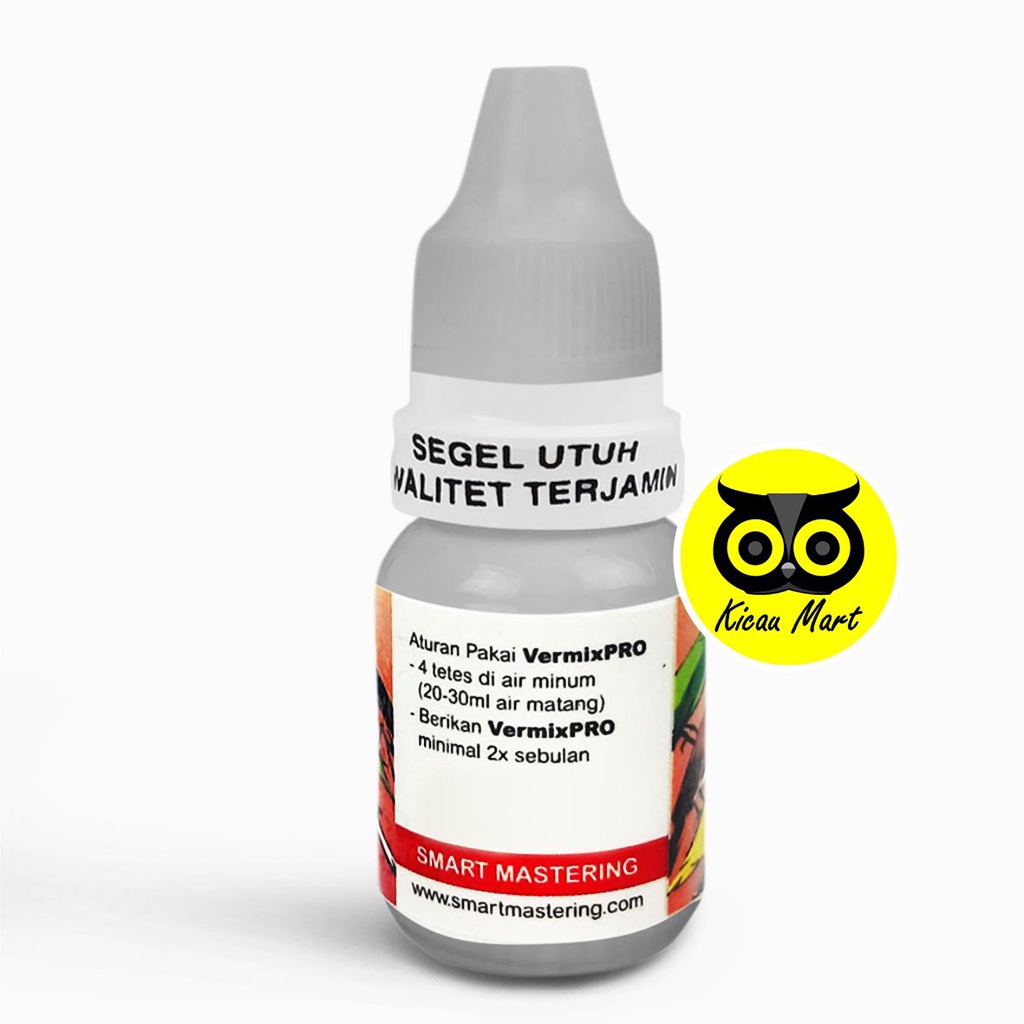 VITAMIN OBAT BURUNG MURAI KACER LOVEBIRD KENARI VERMIX PRO SMART MASTERING PEMBASMI CACING KUTU OBVX