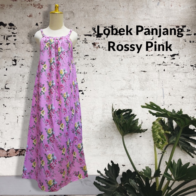 DRESS LOBEK PANJANG WANITA KATUN